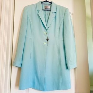 Ingenuity Blue Long Blazer
